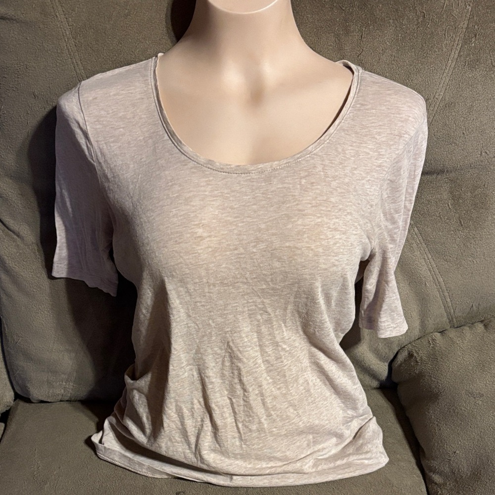Mossimo Supply Co. Light Gray Short Sleeve Tee